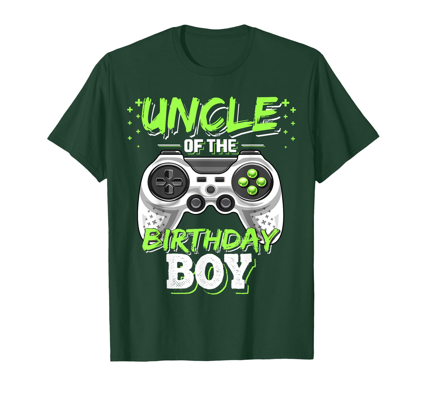 Uncle of the Birthday Boy Matching Video Game Birthday Gift T-Shirt