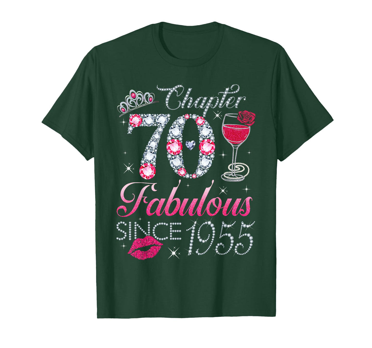 Chapter 70 Fabulous Since 1955 70Th Birthday Gift For Women T-Shirt