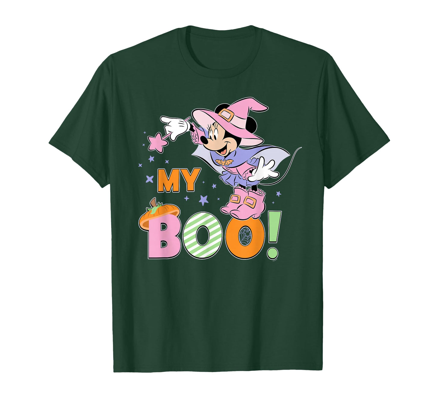 Disney Minnie Mouse My Boo! Cute Halloween Matching Couples T-Shirt