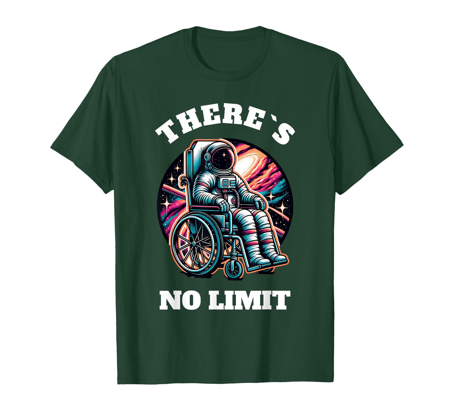 Wheelchair Astronaut Motivation Kids with Wheelchair T-Shirt