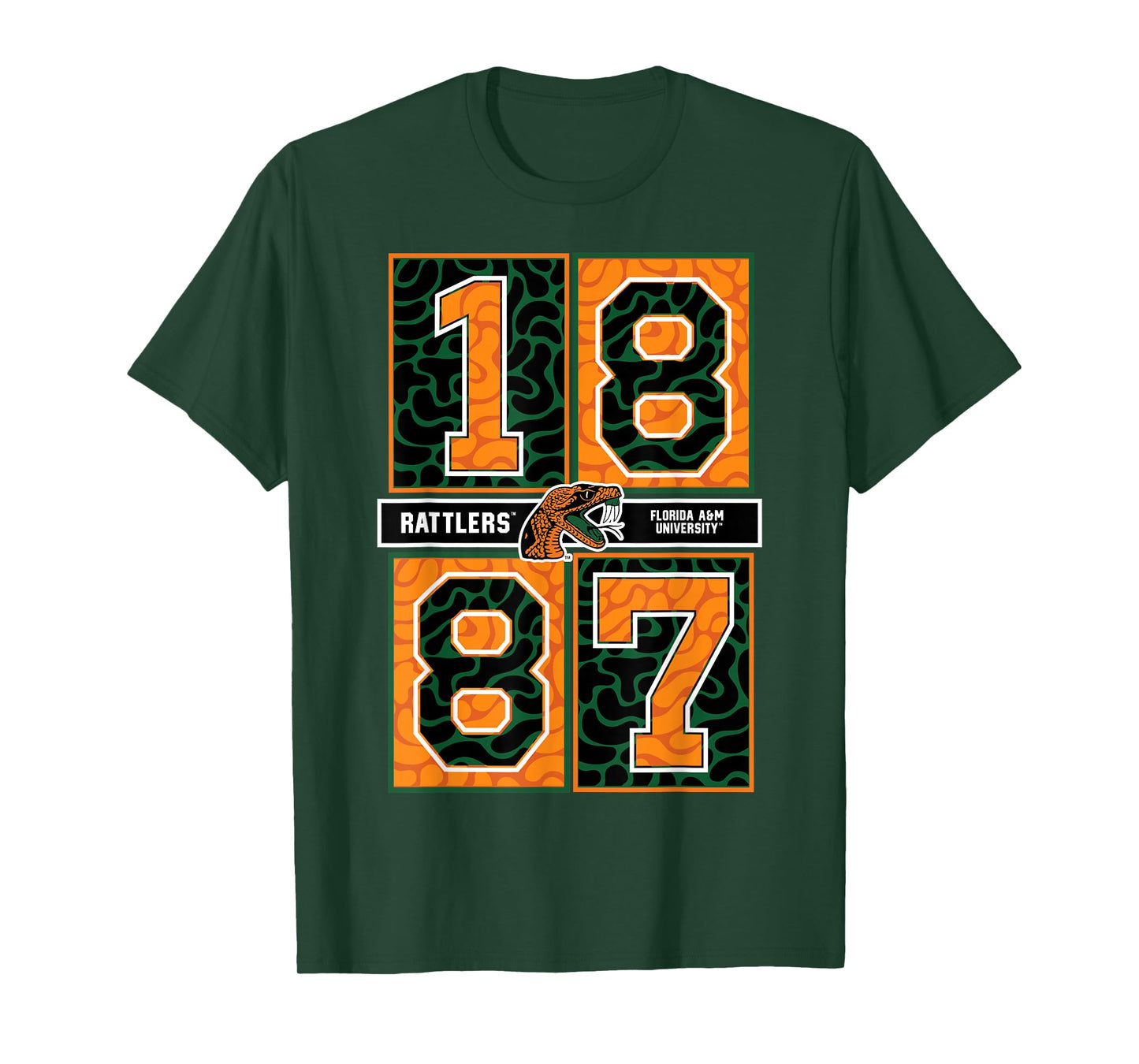 Florida A&M University - FAMU Rattlers Concrete Date HBCU T-Shirt