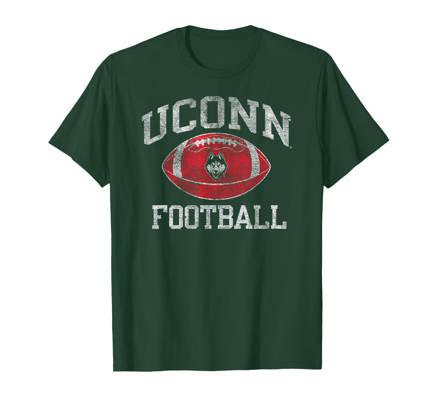 Connecticut Huskies Football Intensity Navy Licensed T-Shirt