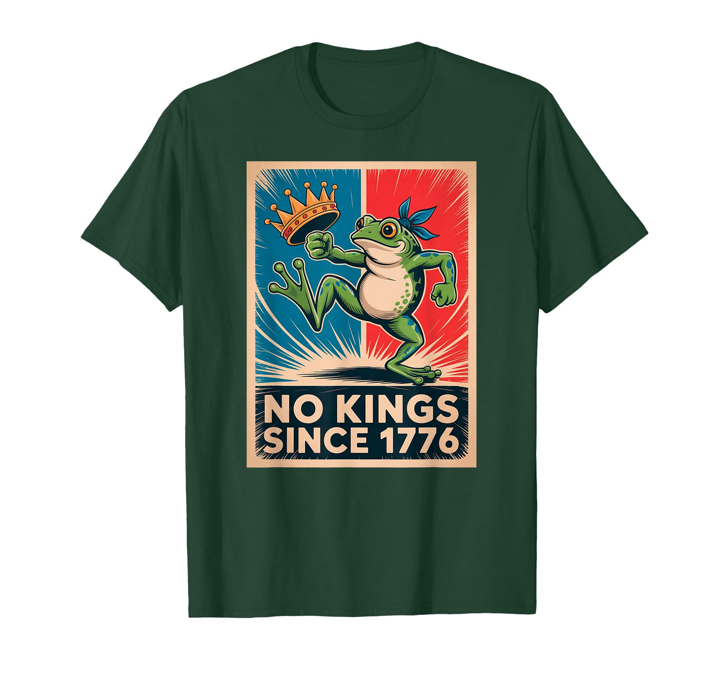No Kings in America Frog T-Shirt
