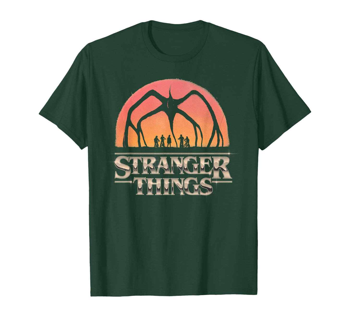 Stranger Things Season 5 Towering Mind Flayer Distressed T-Shirt