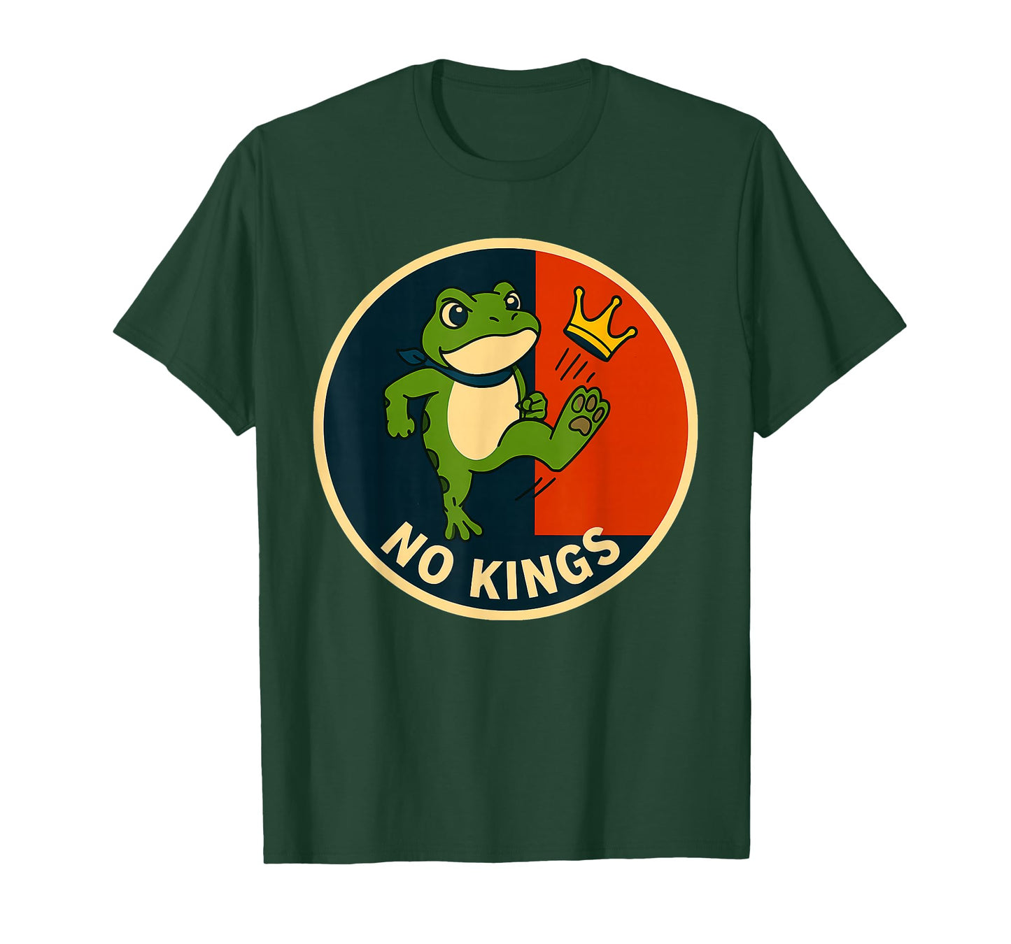 Frog No Kings Shirt Men Women No Kings in America T-Shirt