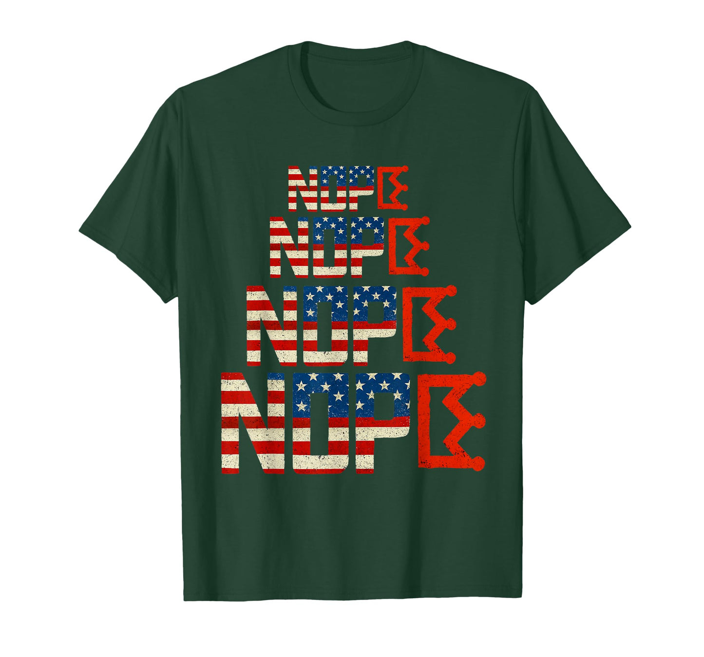 No Kings Vertical Protest Message - Freedom Theme T-Shirt