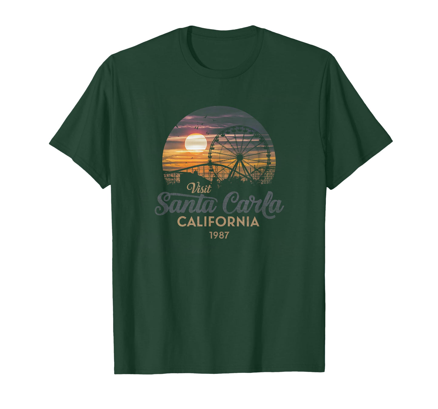 Santa Carla 1987 California Retro Sunset Nostalgia T-Shirt