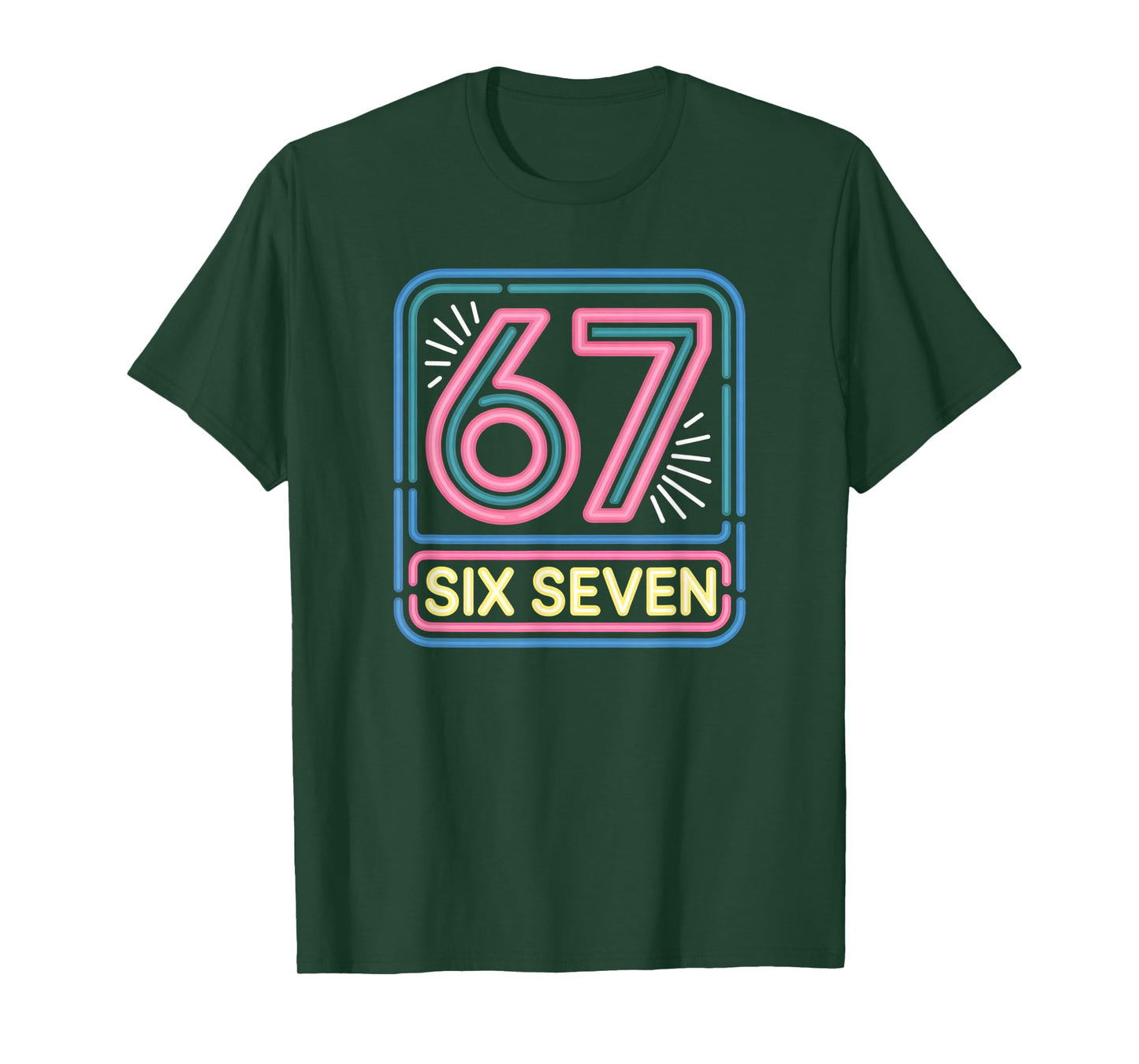 Six Seven 6 7 Meme Funny T-Shirt