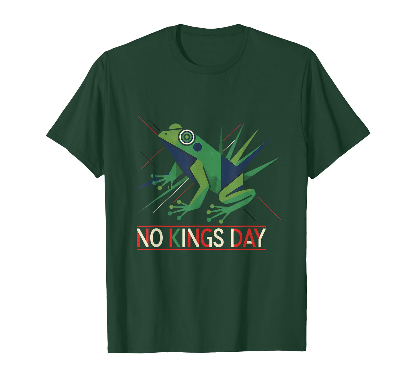 No Kings Day Portland Shirt Minimalist Frog Protest T-Shirt
