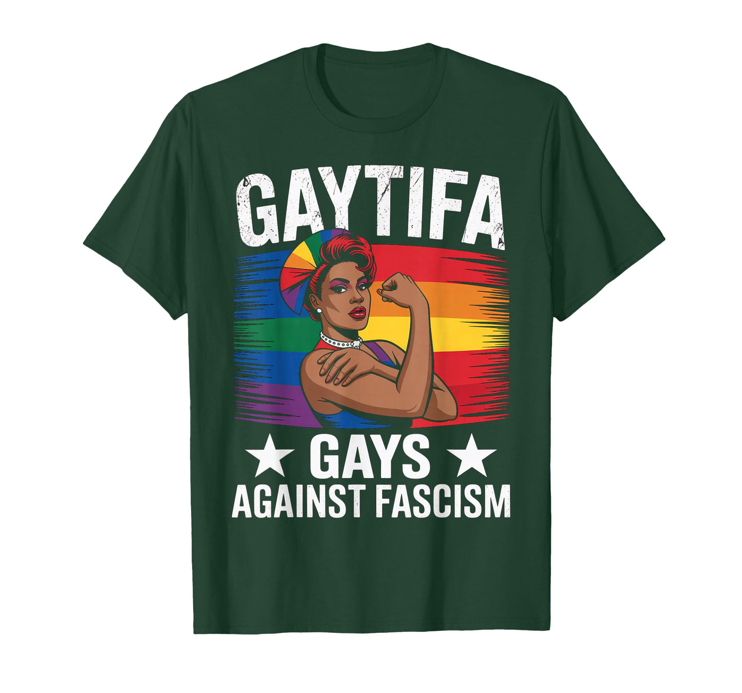 Gaytifa Black Gays Against Fascism Resist No Kings LGBTQ T-Shirt