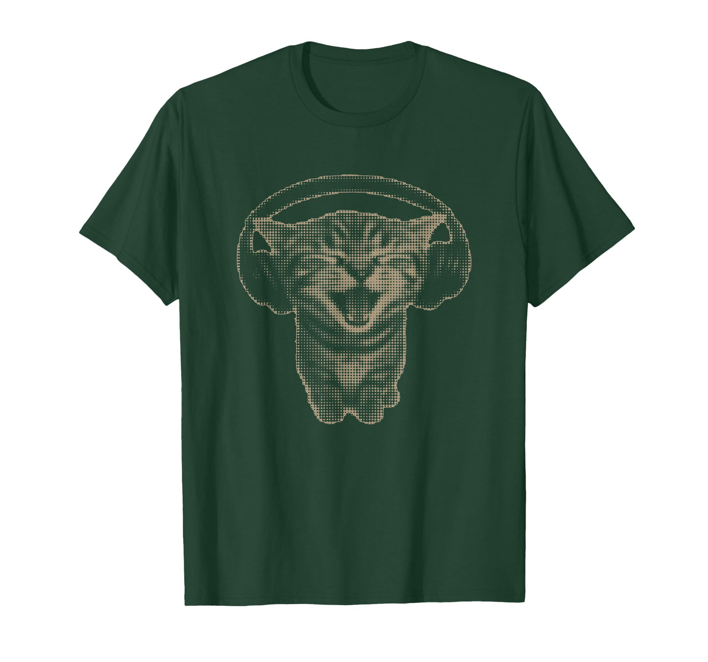 Cute Headphones Cat y2k Silly Funny Grunge Graphic T-Shirt