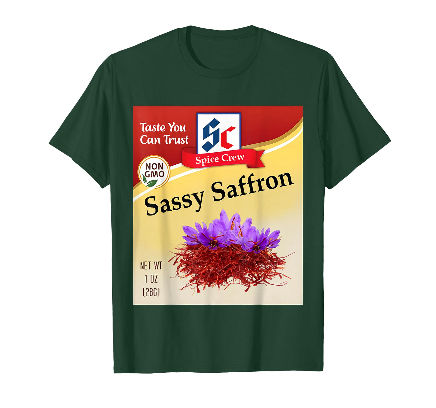 Sassy Saffron Condiment Costume Holiday Spice Costumes Group T-Shirt