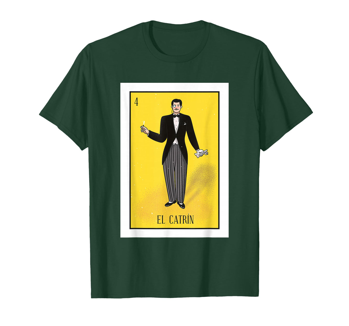 El Catrin Lottery The Gentleman Lottery Mexican paper T-Shirt