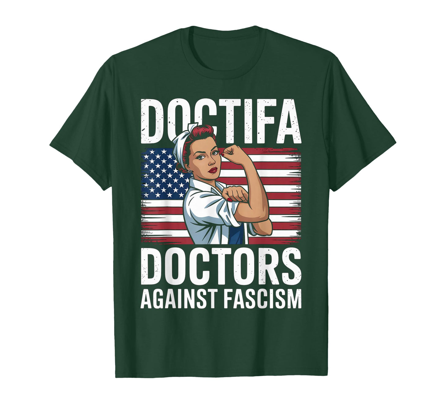 Doctifa Women Doctors Against Fascism Resist No King Protest T-Shirt