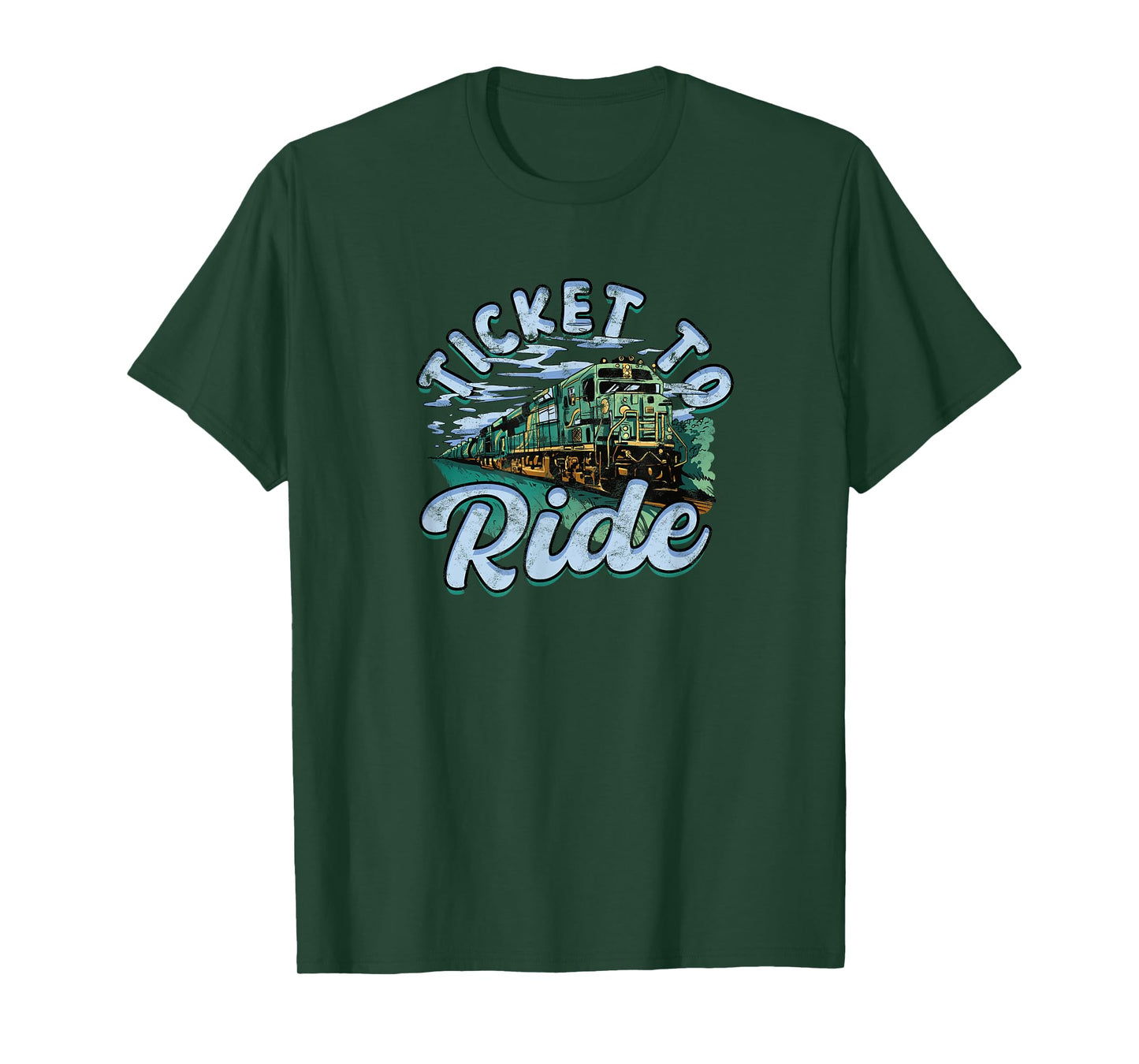 Ticket to Ride - Train - Board Games T-Shirt