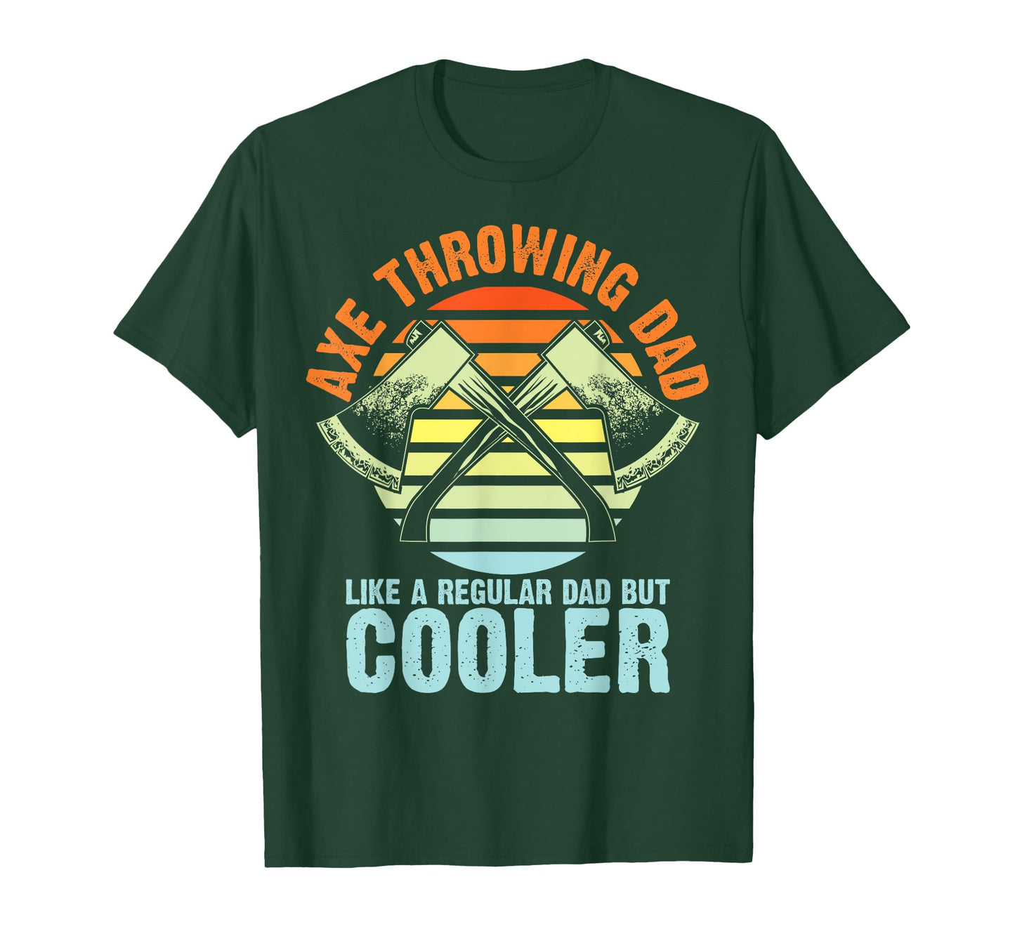 Axe Throwing Art For Dad Father Men Axe Thrower Axe Throwing T-Shirt