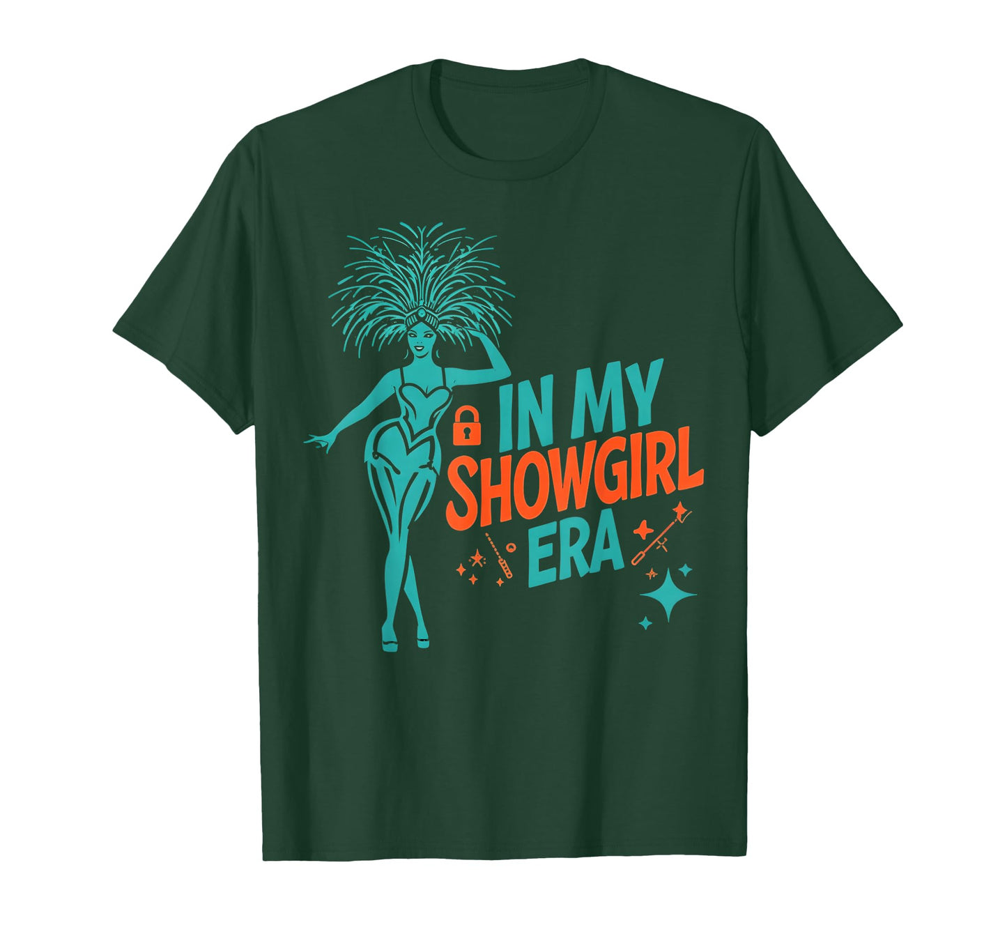 in My Showgirl Era Vintage Party Costume Fun Outfit T-Shirt