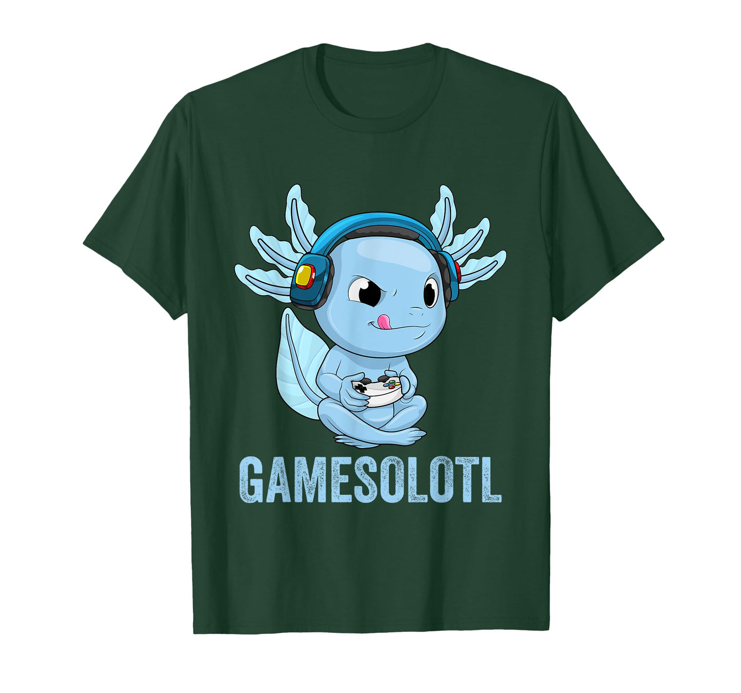 Axolotl Gamer Gamesolotl Kawaii Gaming for Boys Girls T-Shirt
