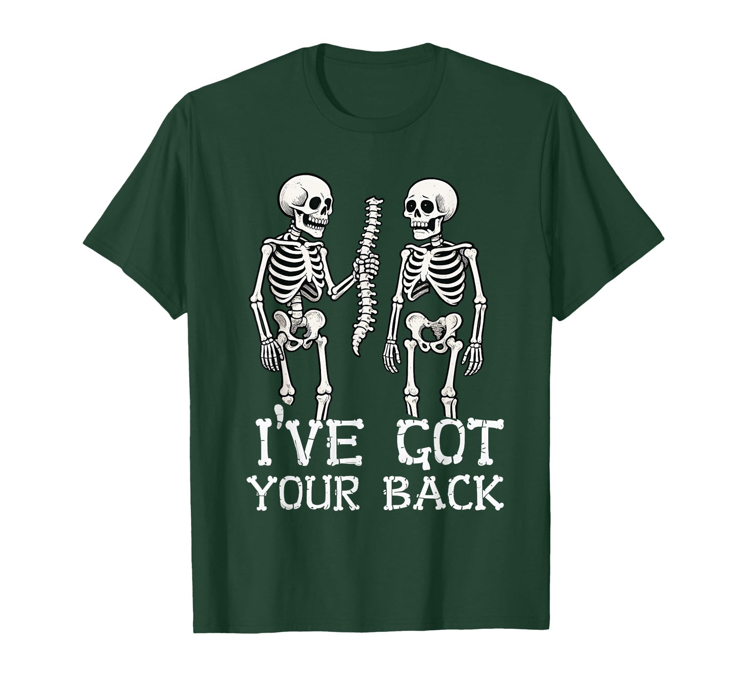 Halloween Skeletons Ive Got Your Back Costume Men Women Kids T-Shirt