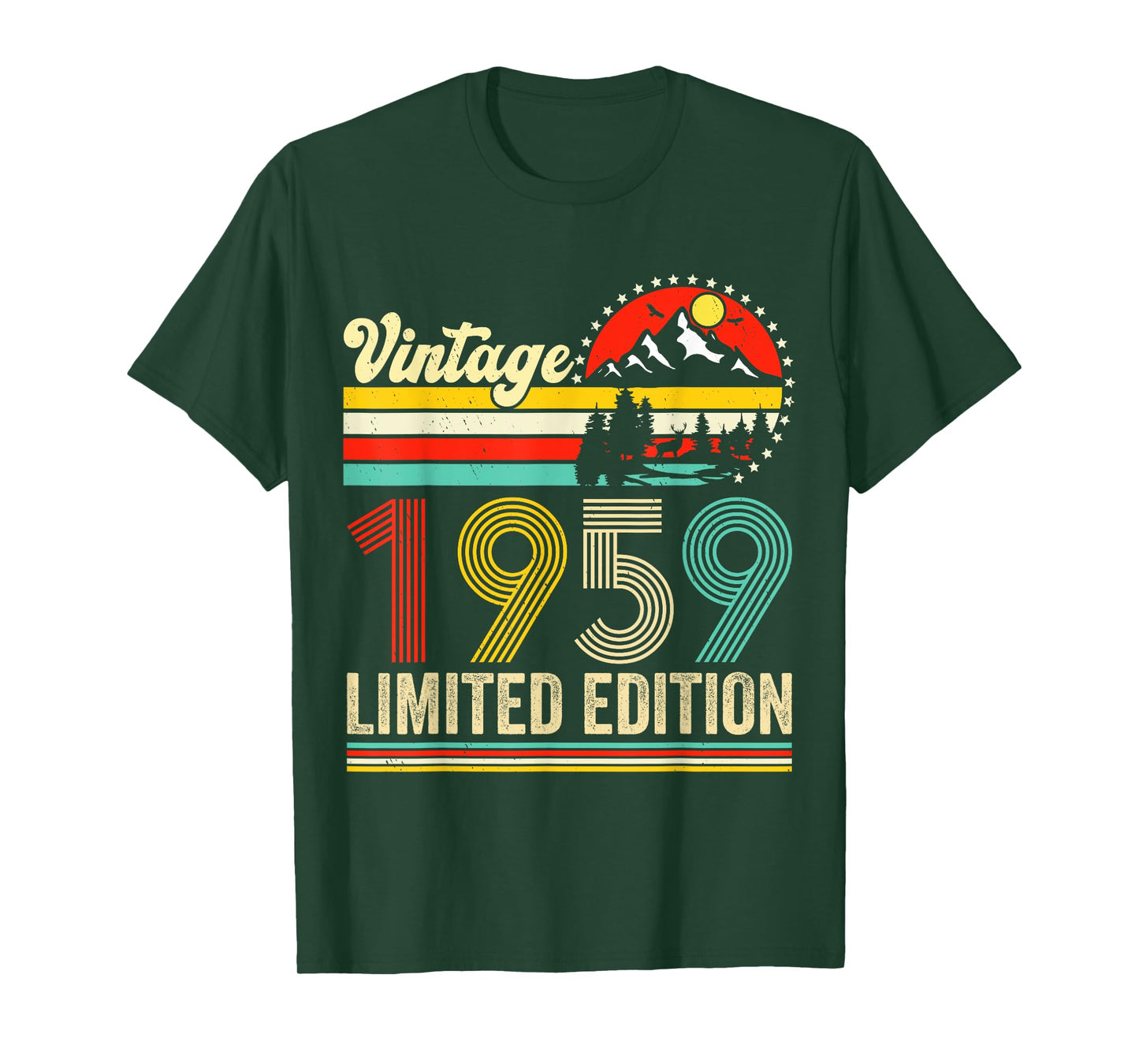 Vintage 1959 Limited Edition 66 years Old 66th Birthday T-Shirt