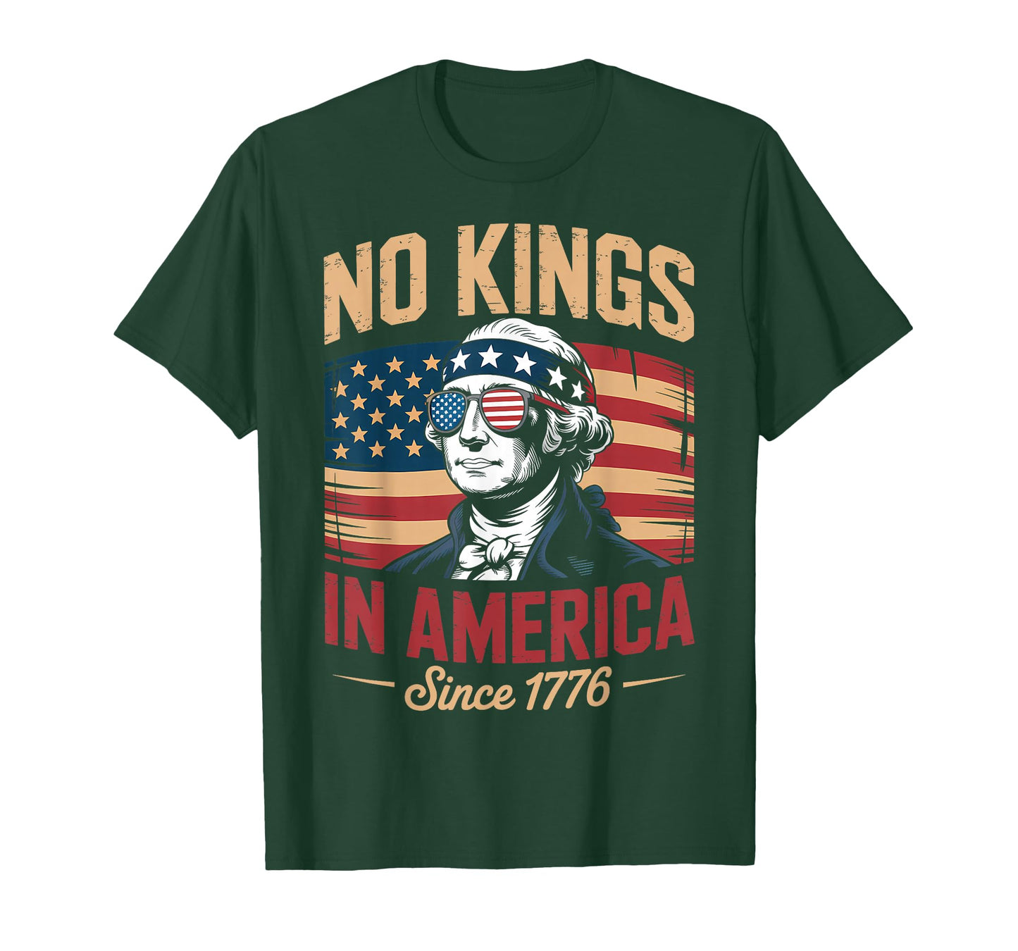 No Kings in America Since 1776 T-Shirt