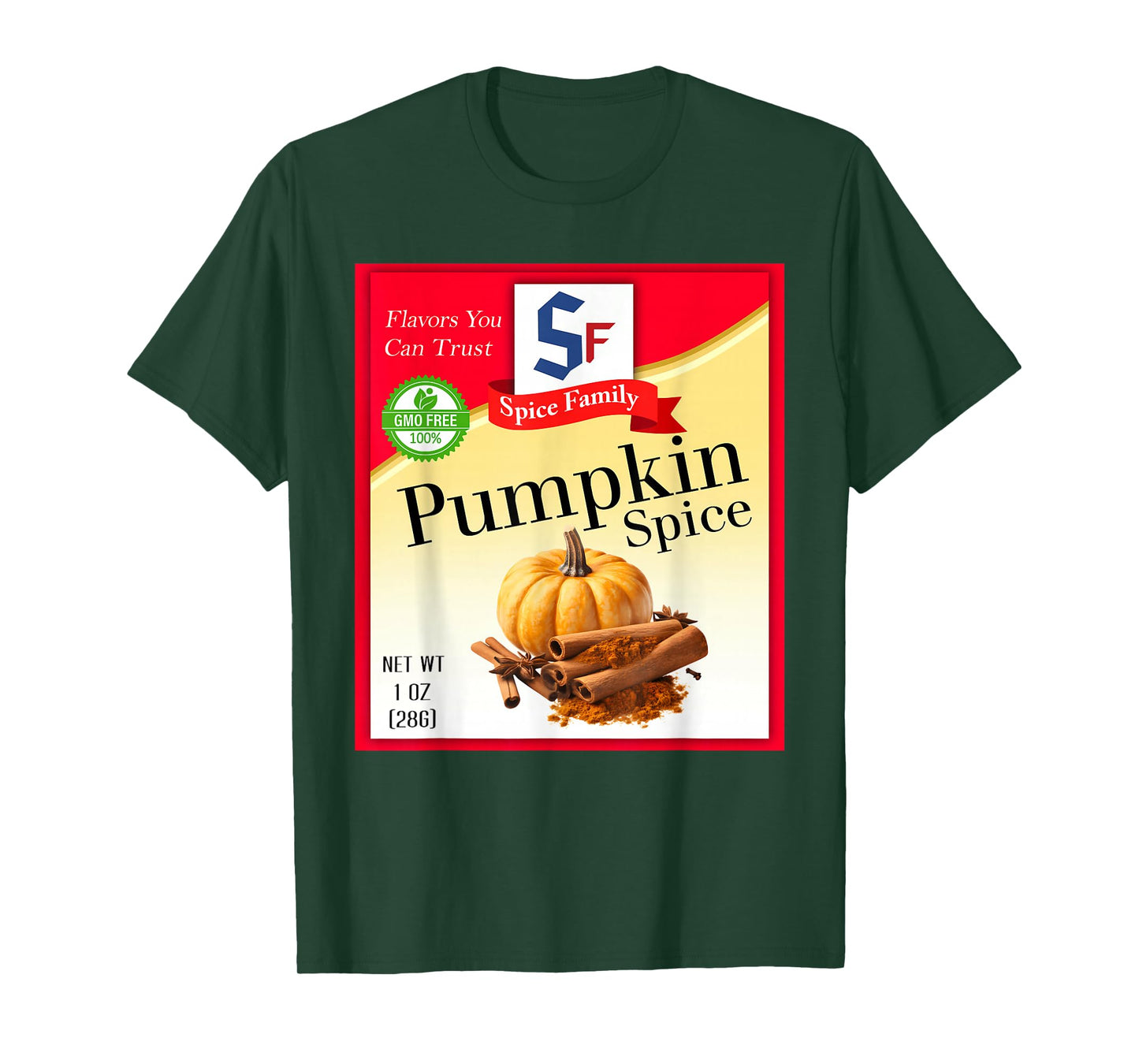 Pumpkin Spice Group Costume Family Matching Outfit T-Shirt