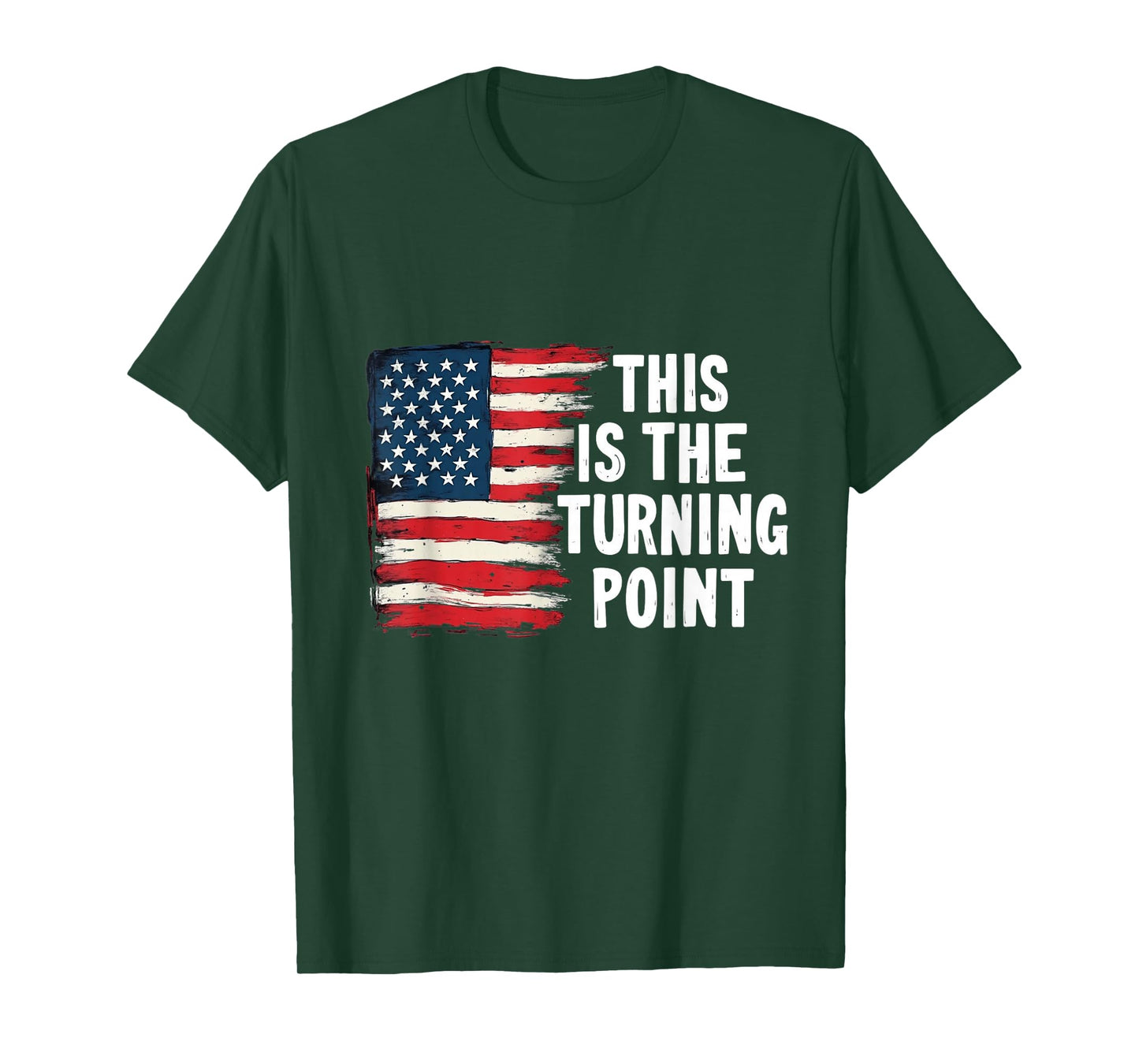 This is The Turning Point Tee USA Flag for Men Women Girls T-Shirt
