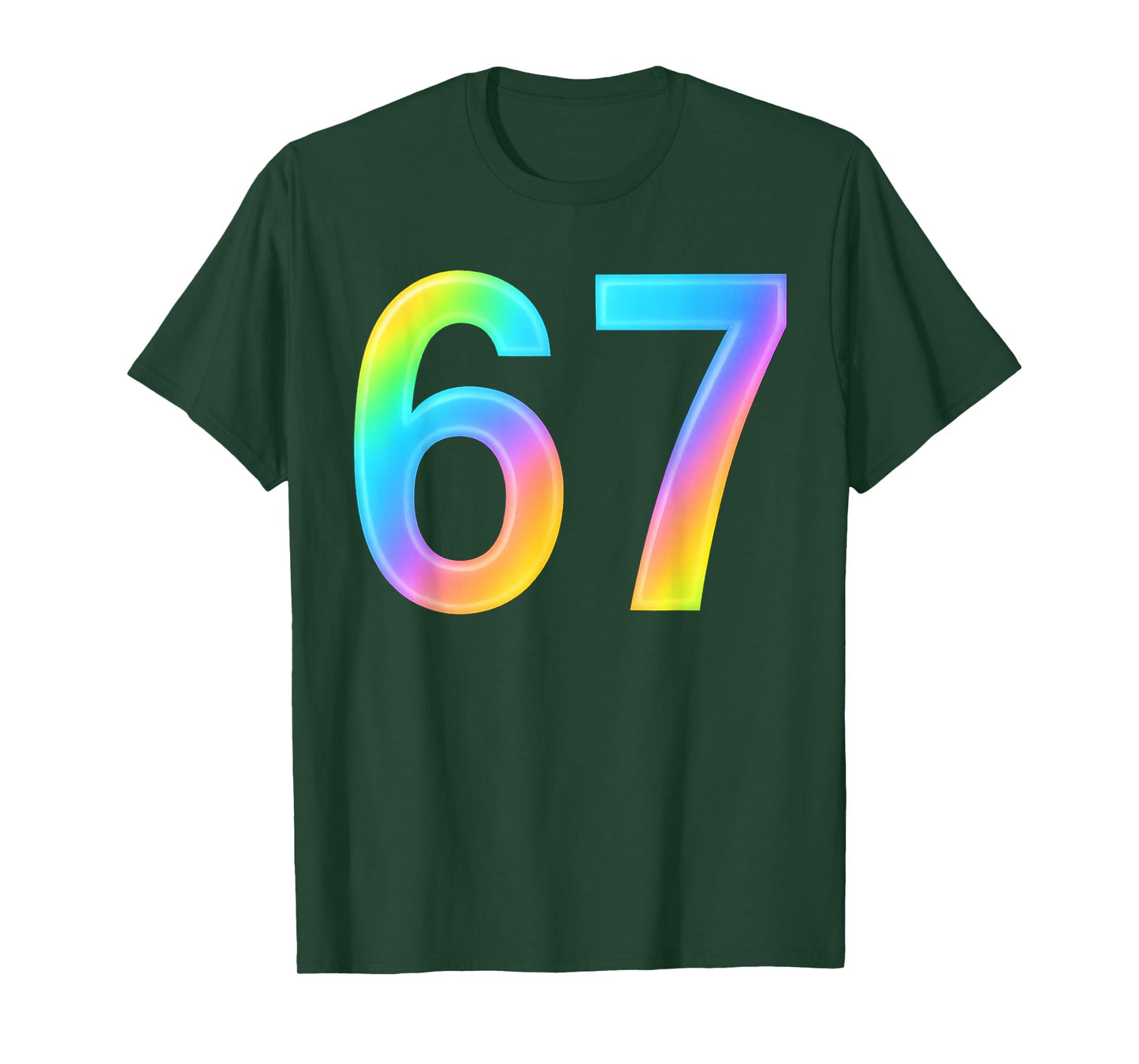 67 Six Seven 6 7 Meme Design Funny 6 7 T-Shirt