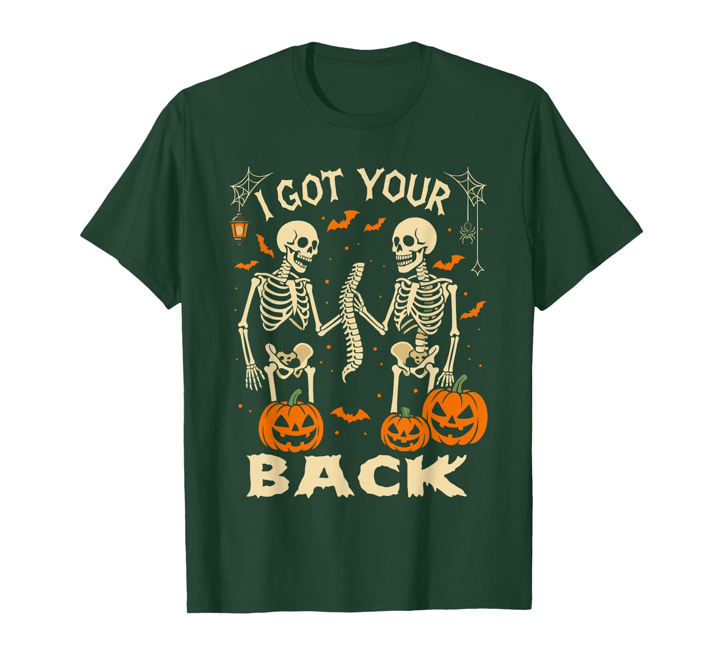 Halloween Skeleton Sarcastic Shirt, Bone I Got Your Back T-Shirt