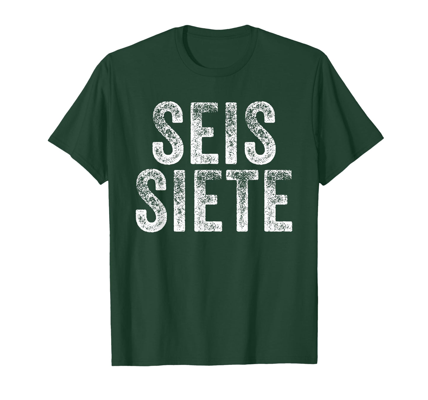 67 Six Seven SEIS Siete Spanish Brainrot Christmas Meme T-Shirt