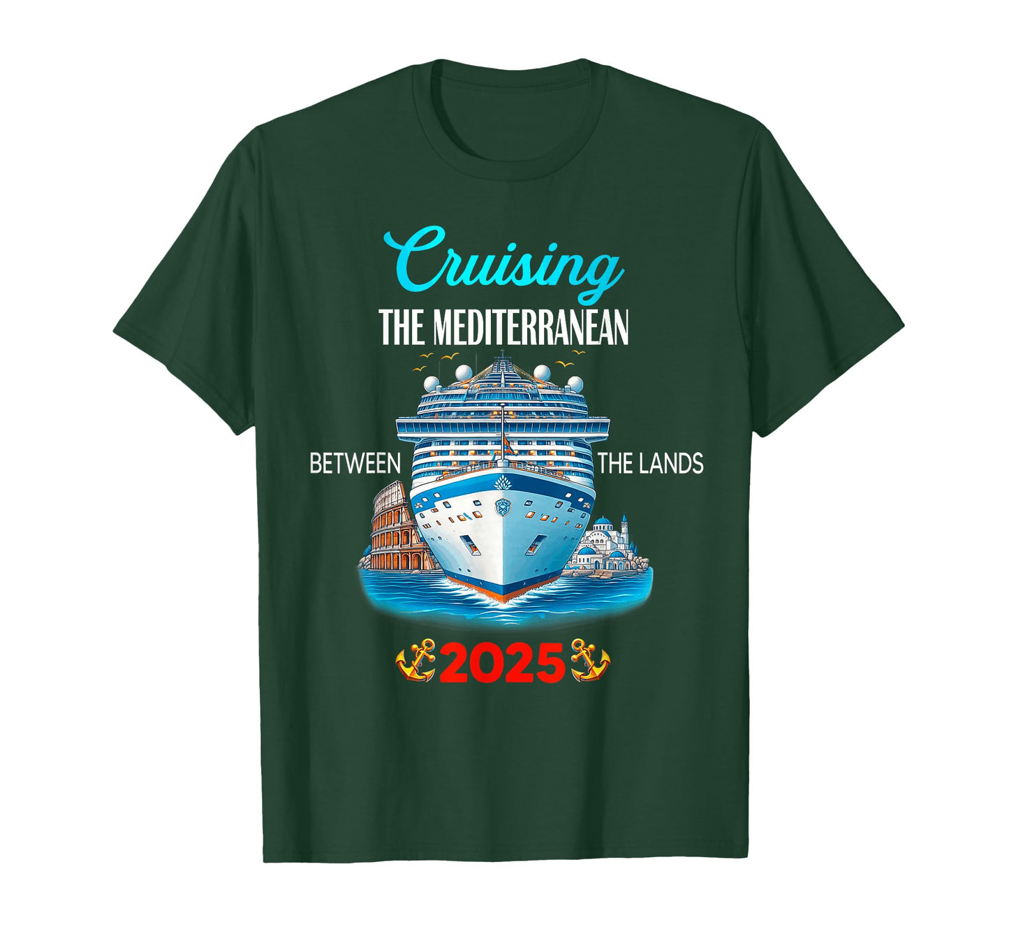 Mediterranean Cruise Birthday Trip T-Shirt
