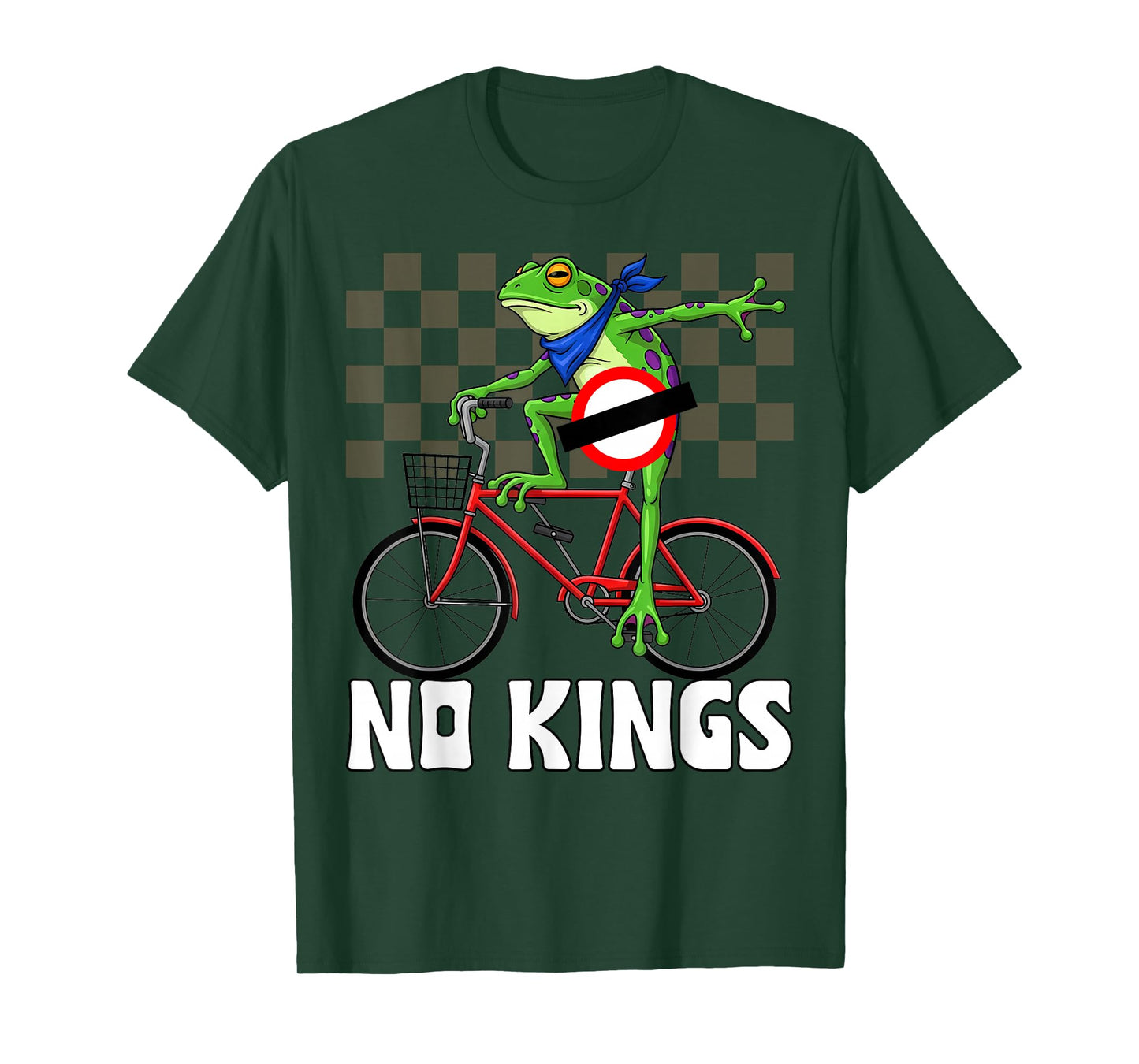 No Kings in Portland Frog Naked Bike Ride Activists Group T-Shirt