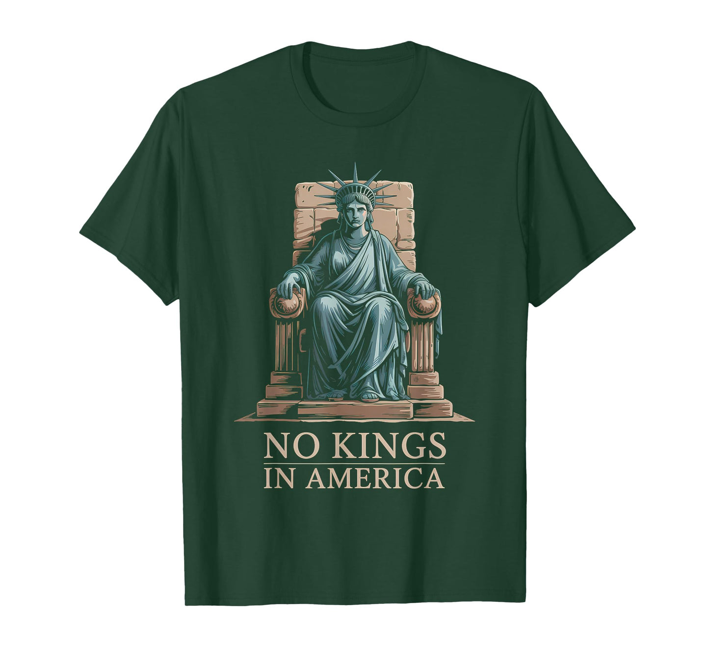 No Kings in America Shirt Statue Liberty Democracy Truth T-Shirt