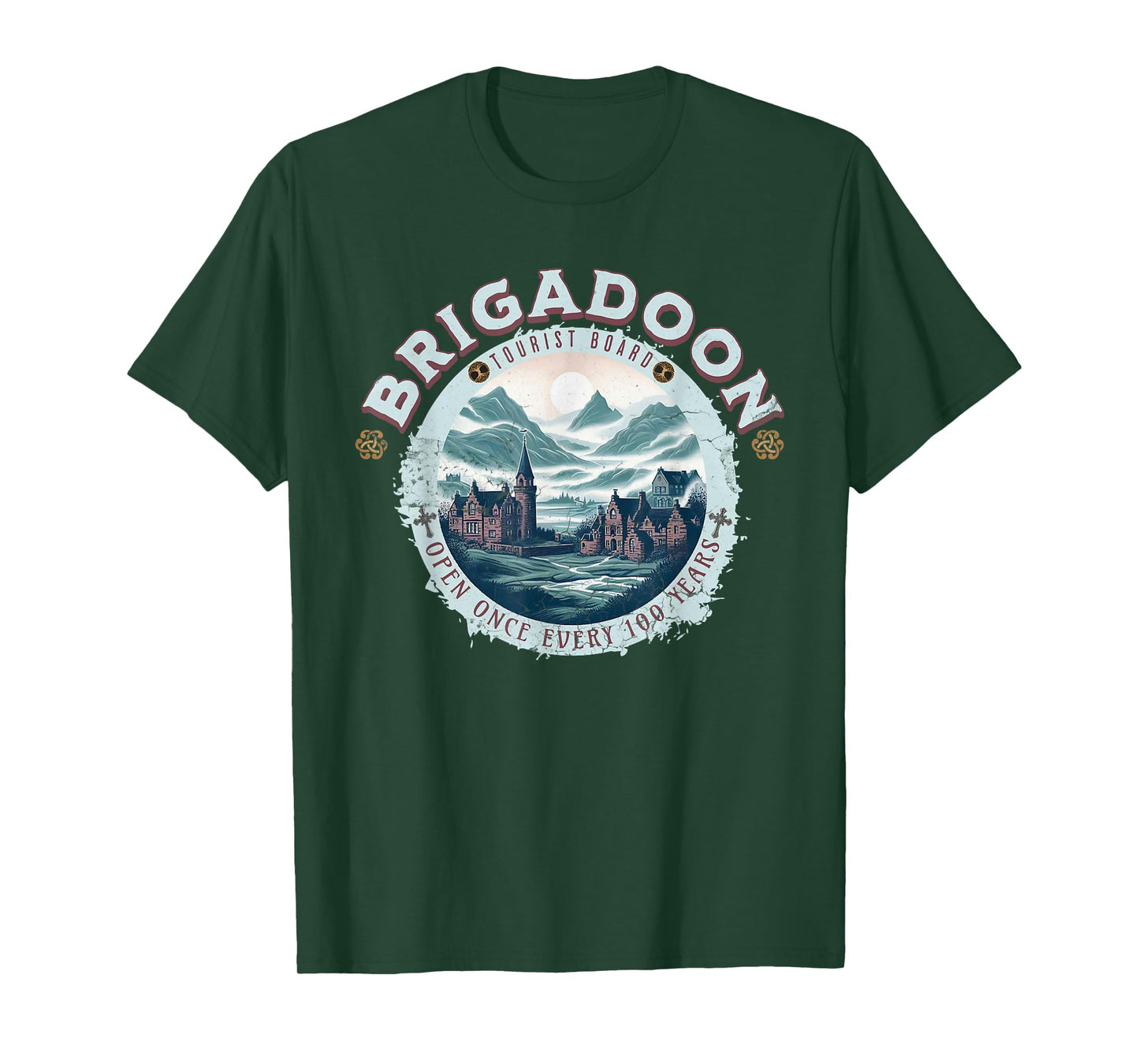 Brigadoon Tourist Board s Mythical Scottish Town T-Shirt