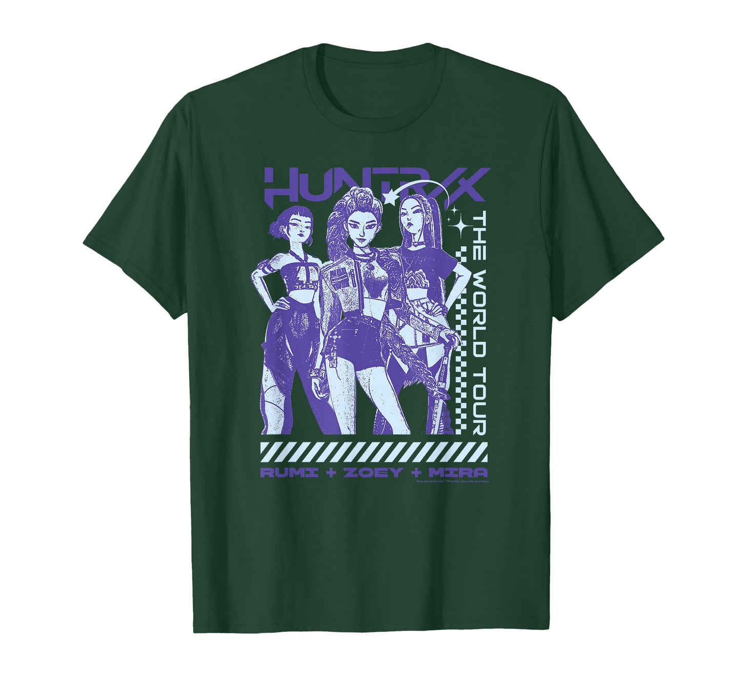 Kpop Demon Hunters Halloween Huntrix The World Tour T-Shirt