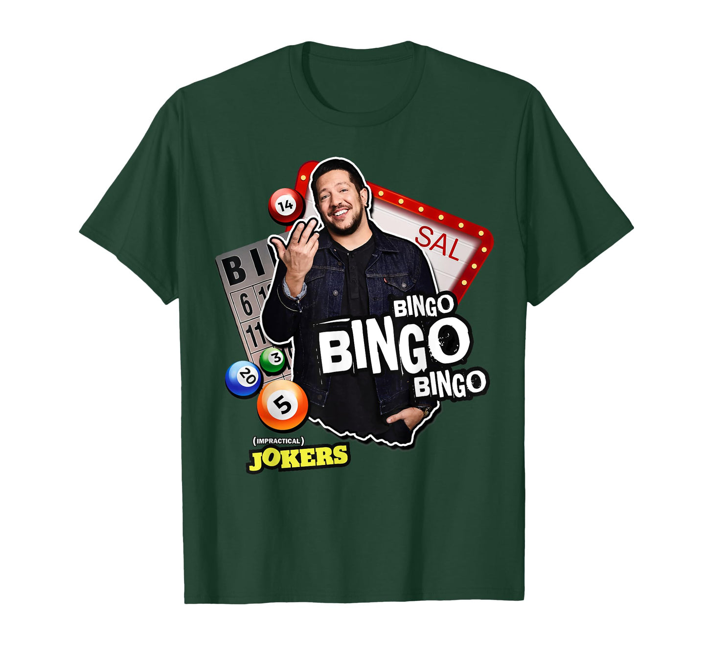 Funny Sal's Bingo Punishment Impractical Jokers T-Shirt
