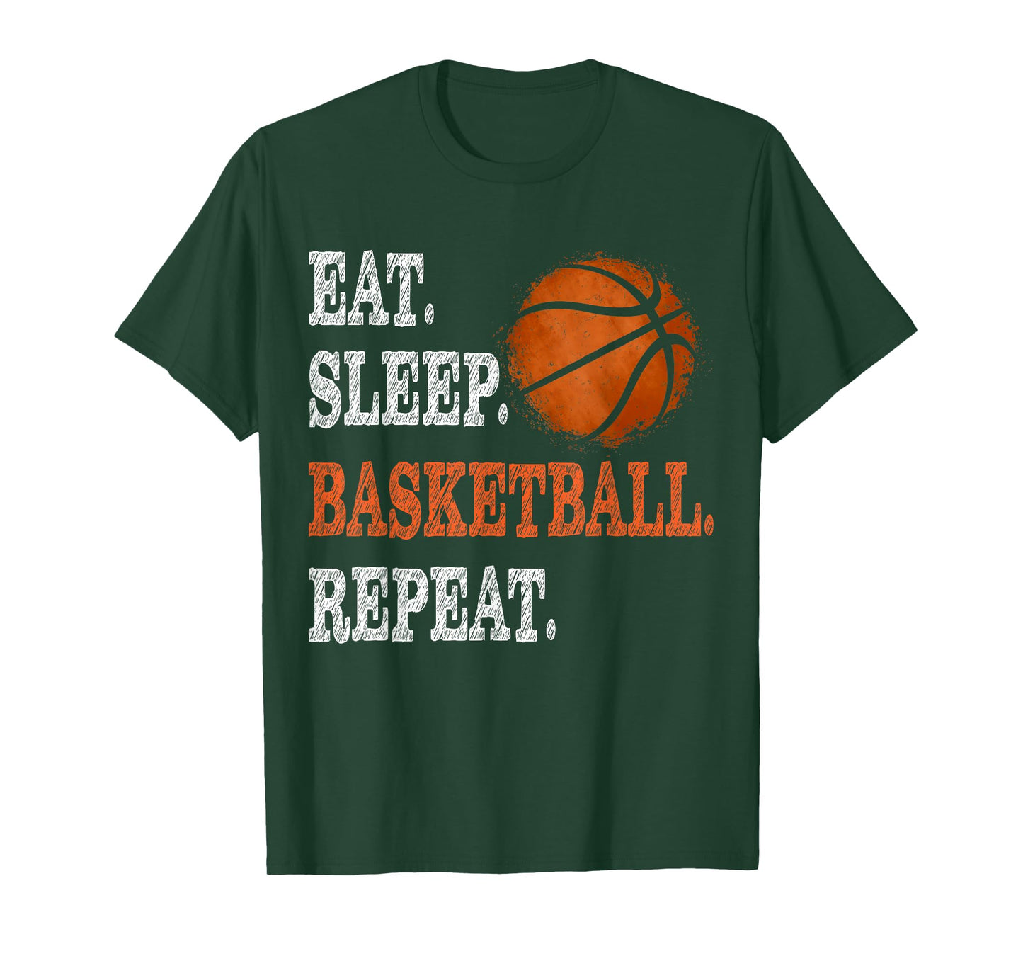 Eat Sleep Basketball Repeat Boy Youth Kid Basketball Fan Tee T-Shirt