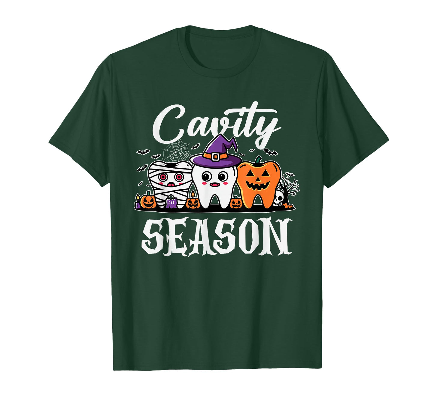 Funny Cavity Season Dentist Halloween Costume Dental Student T-Shirt
