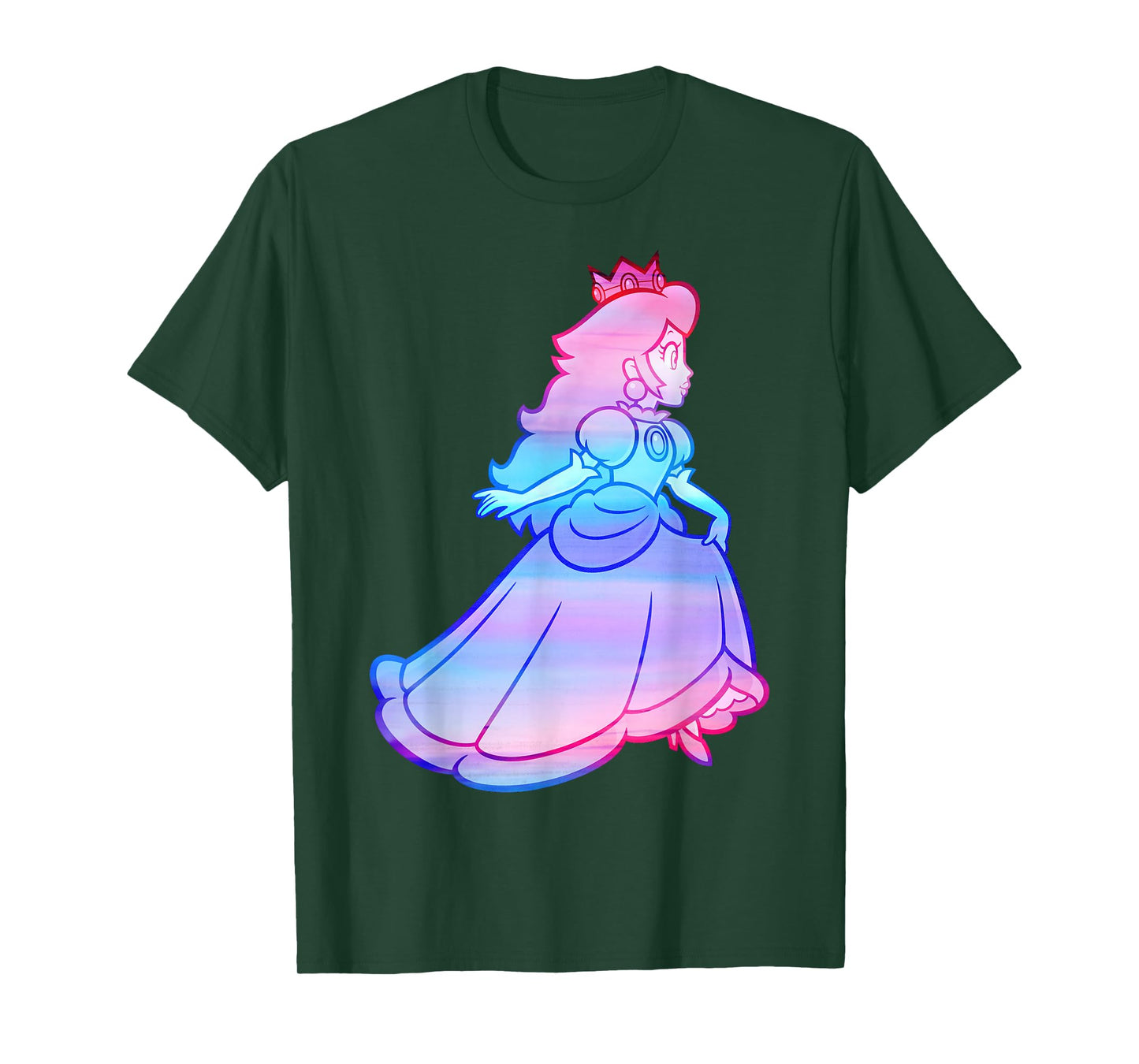 Nintendo Super Mario Peach Gradient Run Graphic T-Shirt