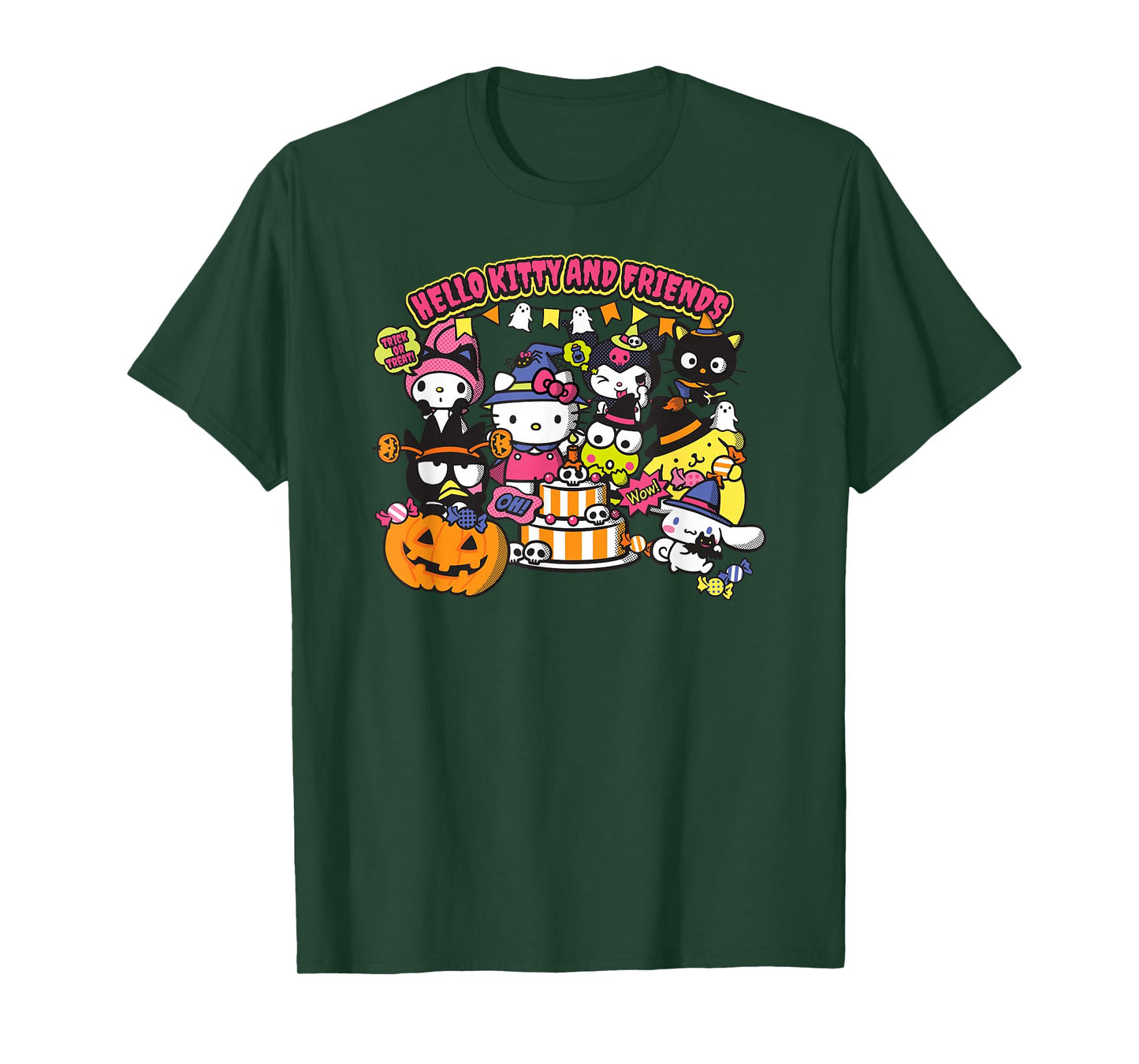 Hello Kitty and Friends Halloween Spooky Crew T-Shirt
