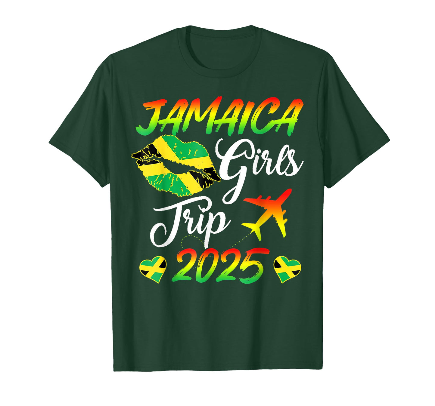 Jamaica Girls Trip 2025 Jamaica Summer Vacation Travel Girls T-Shirt