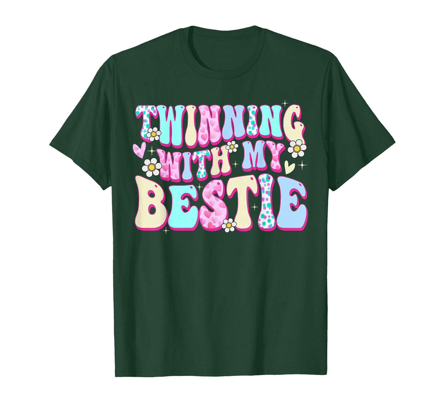 Friends Twinning With My Bestie Spirit Week Girls Matching T-Shirt