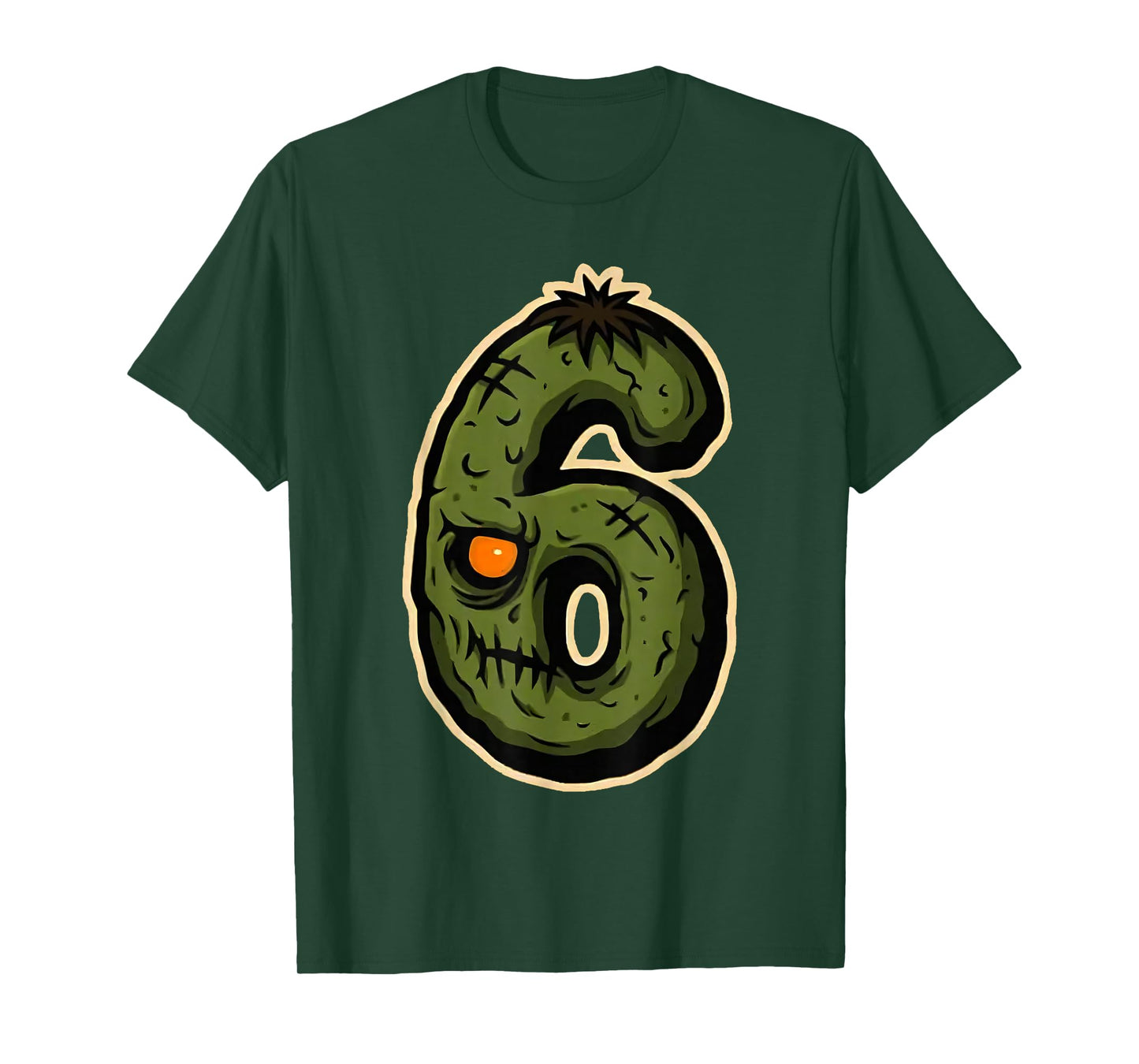 Number 6 Monster 67 Meme Matching Couple Halloween Costume T-Shirt