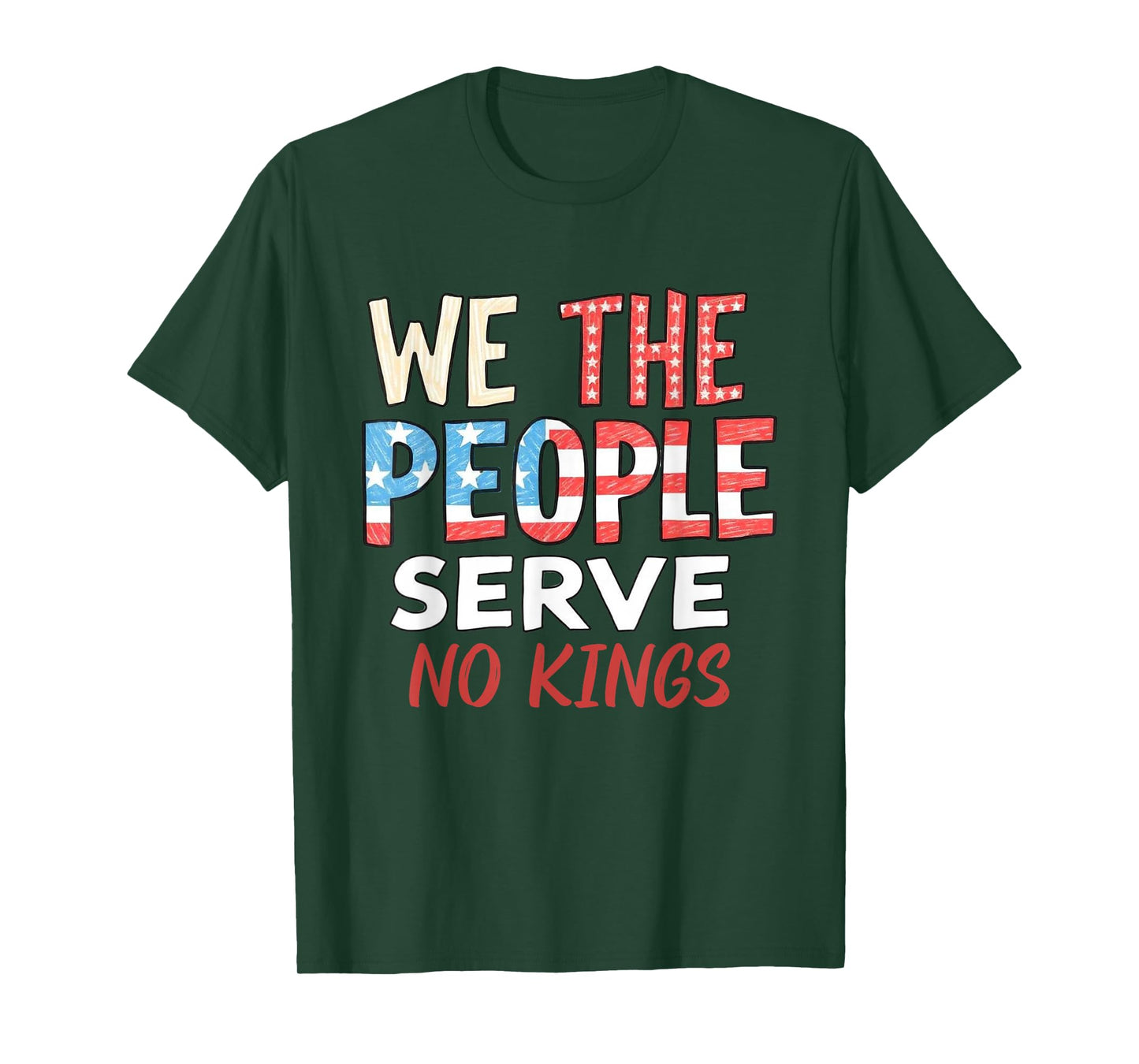 No Kings In America, Democracy, We The People T-Shirt