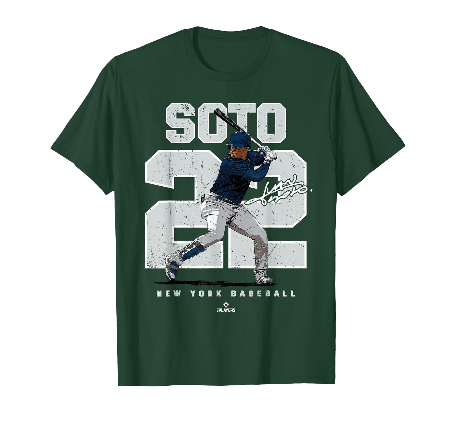 Number and Portrait Juan Soto New York MLBPA T-Shirt
