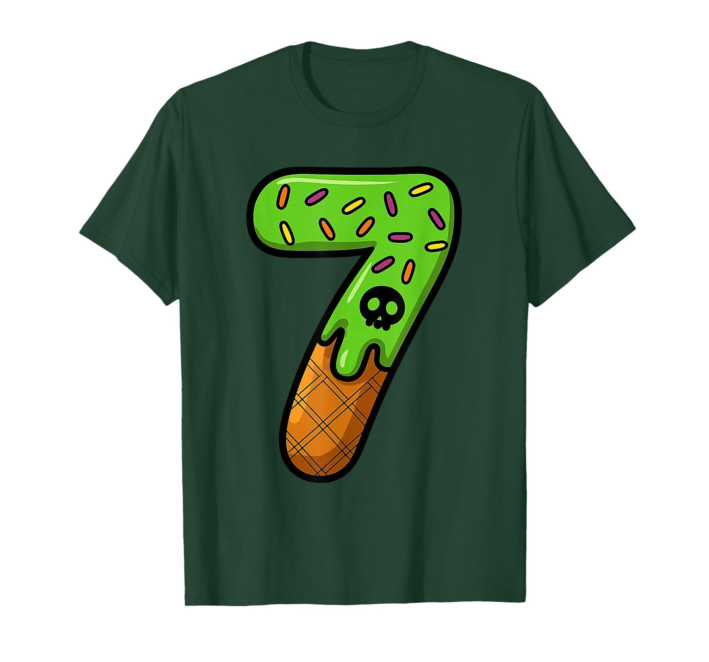 Cute Halloween Ice Cream Matching Costume Couple or Kids 6 7 T-Shirt