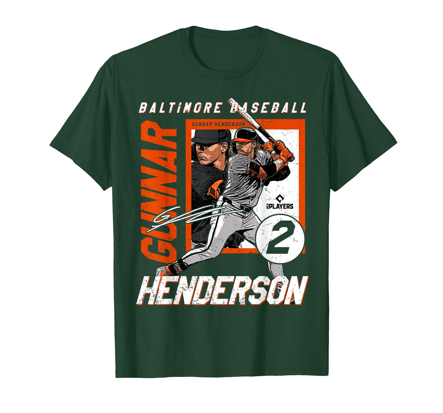 Gunnar Henderson | Baltimore Baseball Players| MLBGHE205M T-Shirt