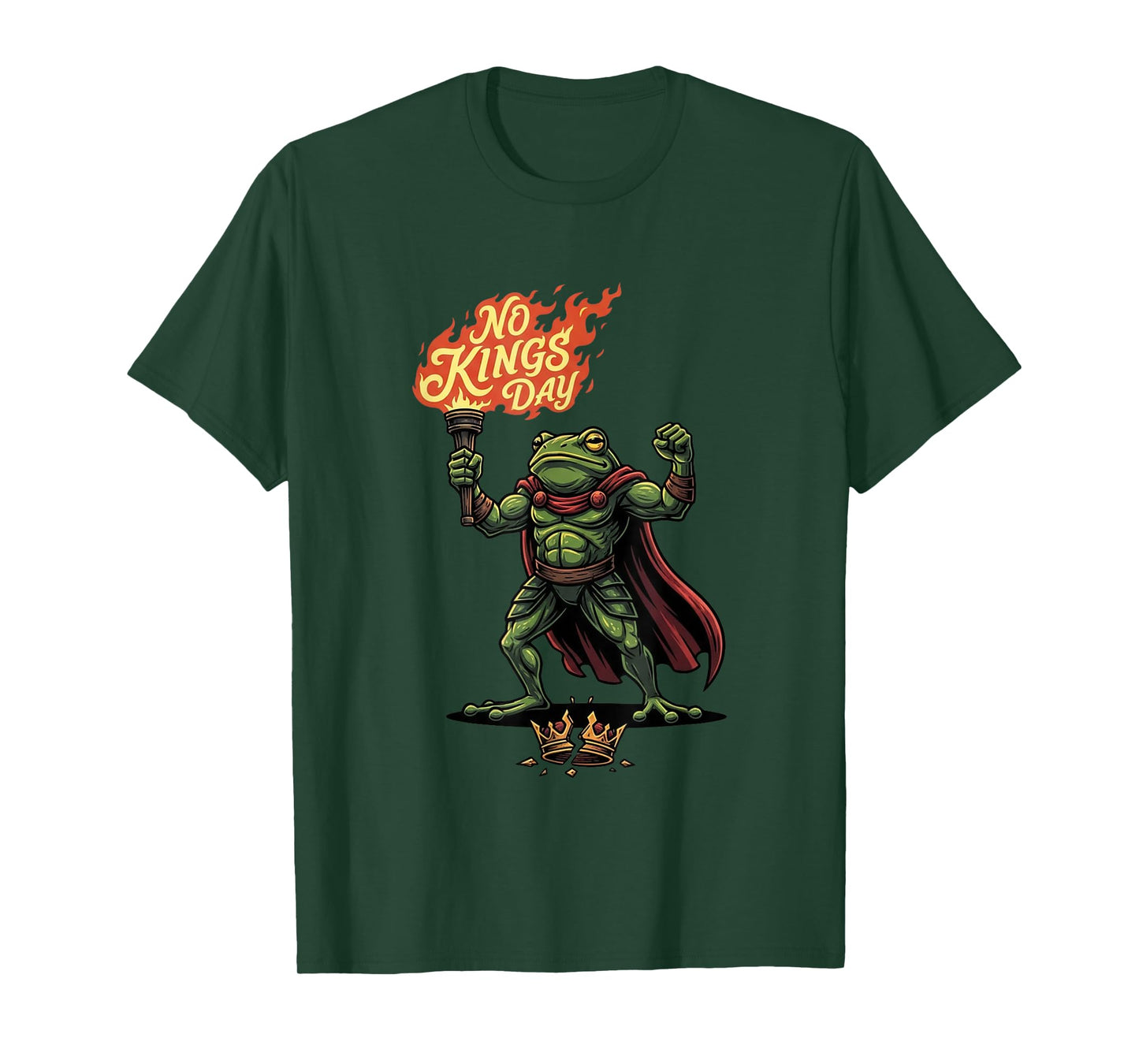 No Kings Day Portland Shirt Frog Protest T-Shirt