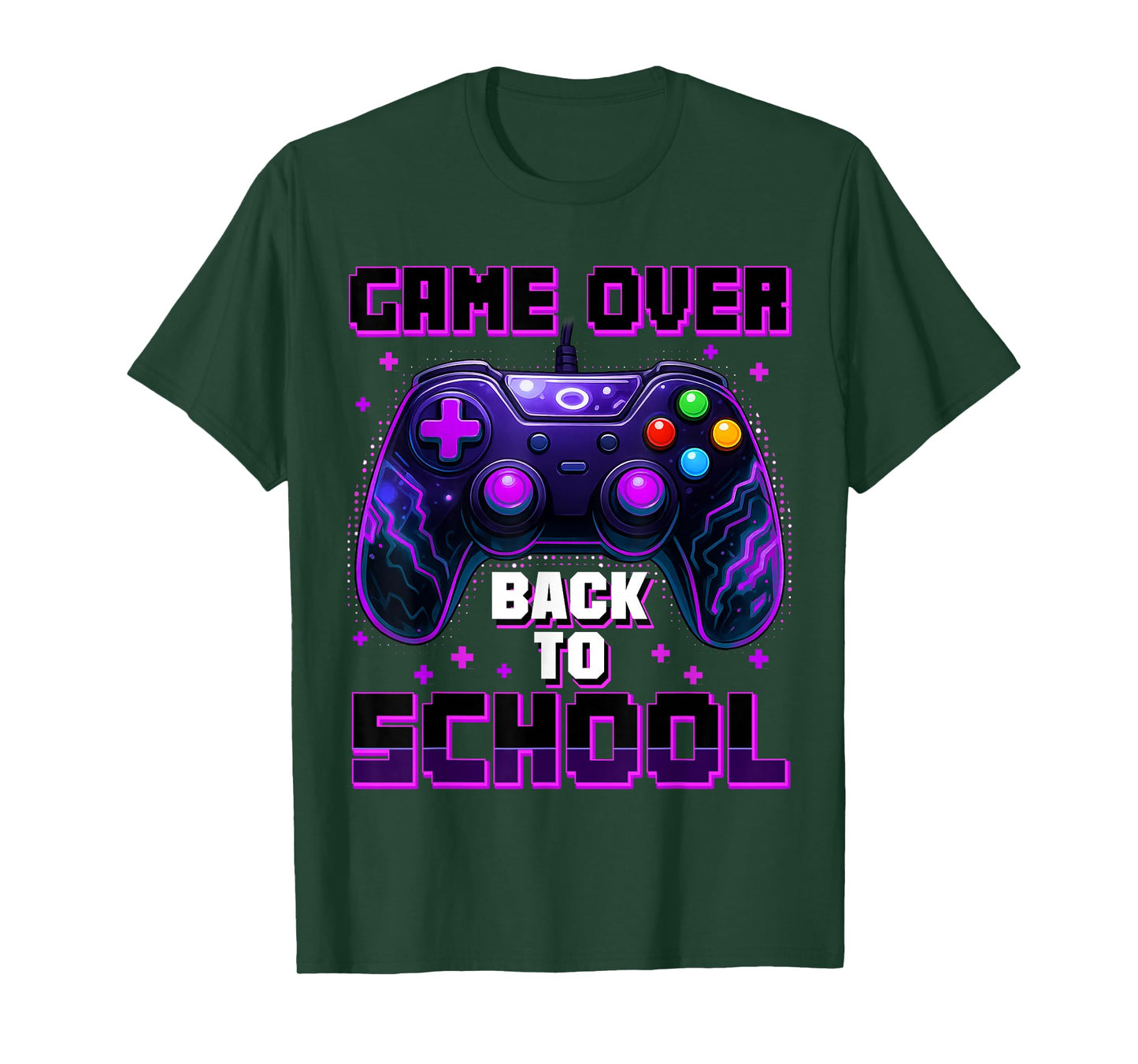 Controller Game Over Back To School First Day Of School Boys T-Shirt