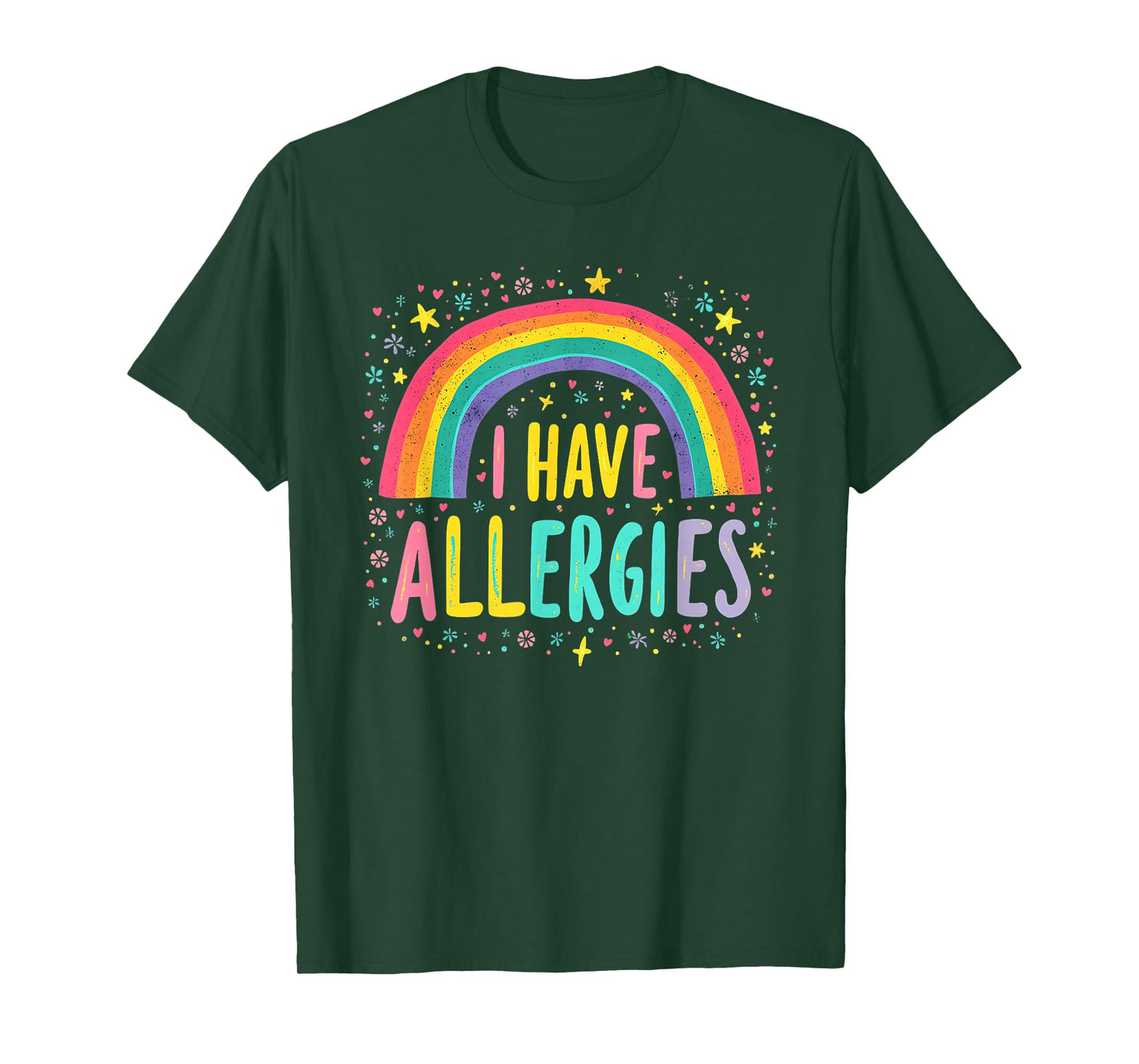 I Have Allergies Funny Retro Offensive Inappropriate Meme T-Shirt
